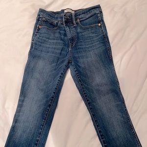 Madewell 10” High Rise Skinny